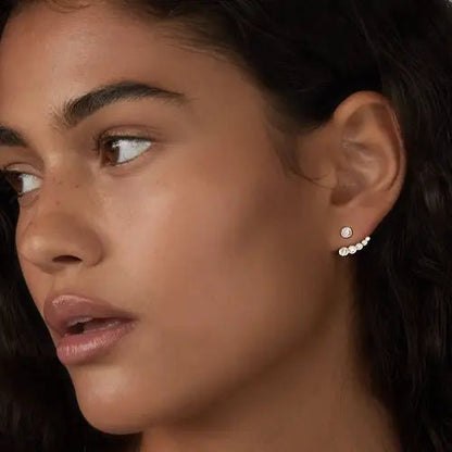 9K Lab created Diamond Earrings for women to daily wear
