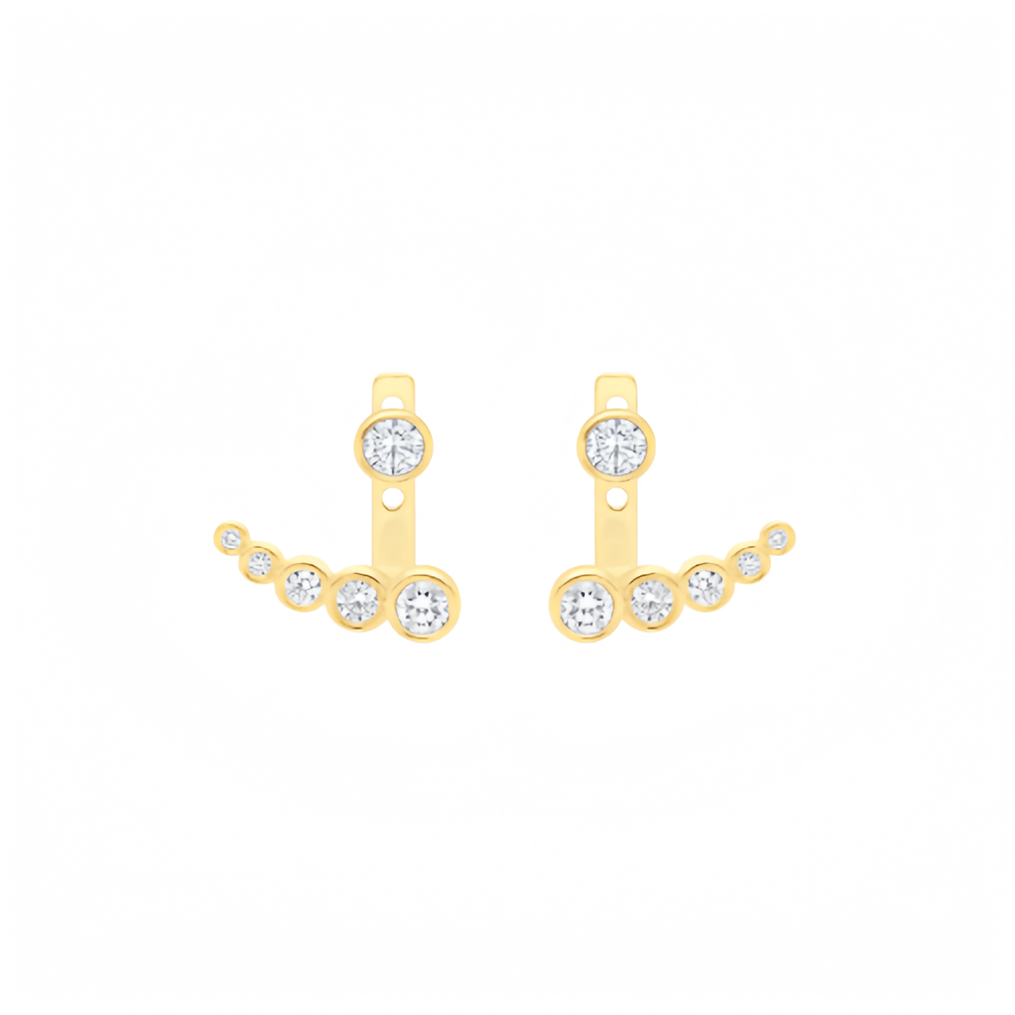 2 carat lab grown diamond stud earrings for modern women